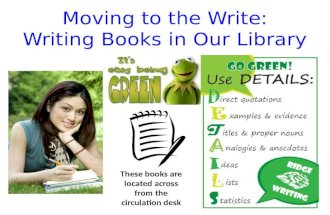 Moving to the write writing book powerpoints
