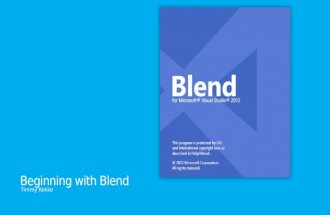 Beginning with blend