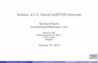 OpenComRTOS 1.4_tutorial_3o4_presentation