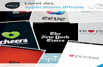 Livret des applications IPhone by Improve agency