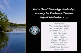 ITLA Day of Scholarship Spring 2013