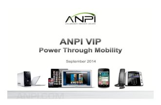 ANPI VIP: Power Through Mobility