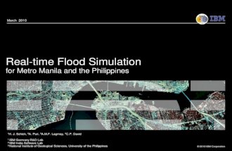 Real time Flood Simulation for Metro Manila and the Philippines