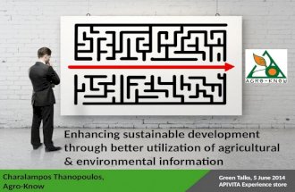 Enhancing sustainable development through better utilization of agricultural & environmental information