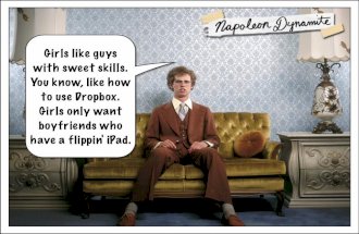 Even Napoleon Dynamite has an iPad!