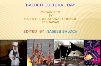 Baloch culture ppt