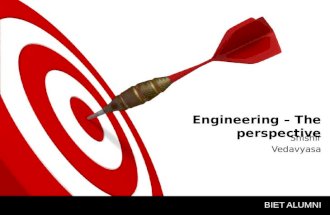 Engineering – the perspective