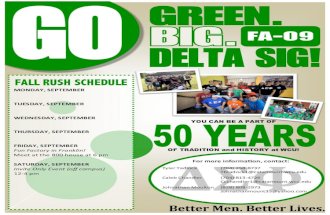 Go Green Go Delta Sig2