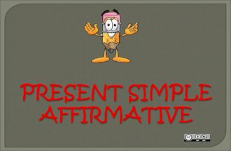 Powerpoint present simple-affirmative