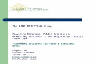 Presentation Lane Marketing Group