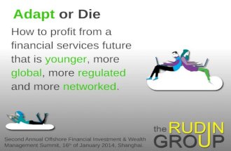 Adapt or Die--The Opportunty For Global Wealth Managers In HNW/UHNW Next Gen