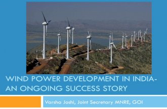 Wind Power in India- An Ongoing Success Story
