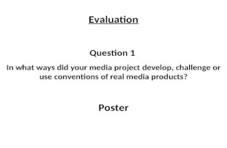 Question 1 poster