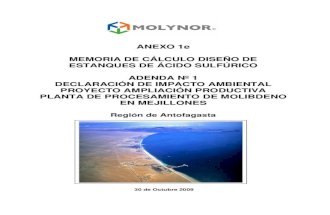 Claculo estanque de acero (normas chilenas)