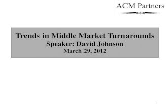 Trends in Middle Market Turnarounds