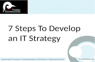 7 Core Steps to Develop IT Strategy For Executives