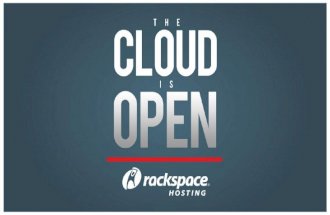 Rackspace Open-cloud, Engates, Interrante Keynote