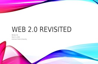 Web 2.0 Revisited - Final project