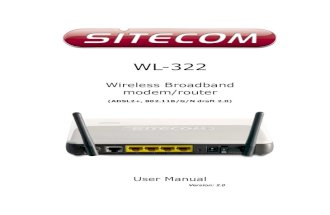 Manuale Router Sitecom Wl577