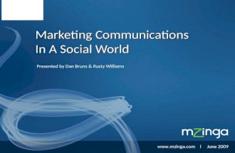 Marketing Communications Webinar