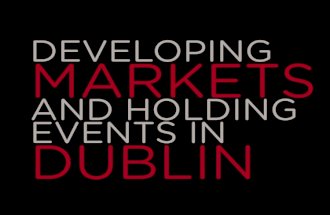 Group 7 Developing Markets and Holding Events in Dublin