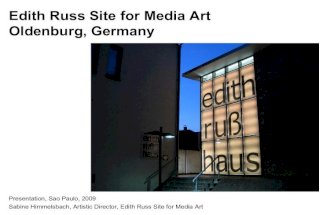“Edith Russ Site for Media Art”-Sabine Himmelsbach