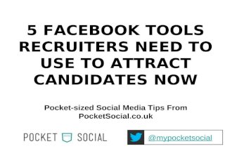 5 Facebook Tools Recruiters Need to Use to Attract Candidates Now