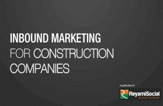Inbound marketing for construction companies