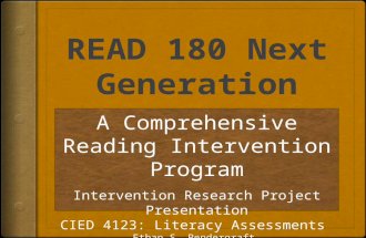 Ethan pendergraft read 180 next generation research presentation