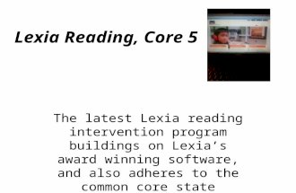 Lexia reading power point