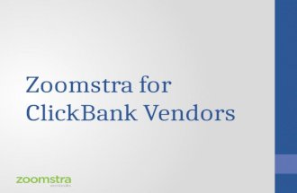 Zoomstra for CLICKBANK vendors