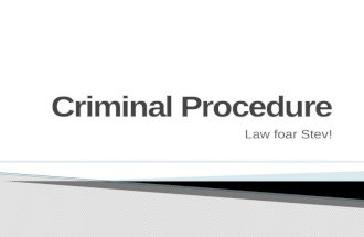Criminal Procedure Law