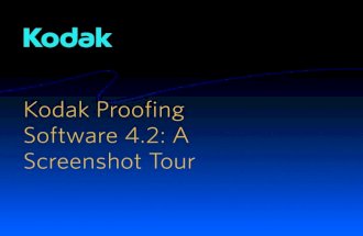 Kodak Proofing Software Version 4.2 Screenshot Tour