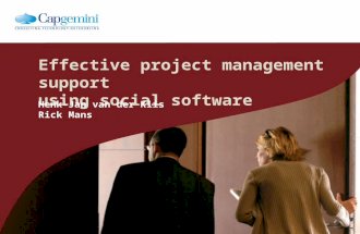 Effective Project Management Support Using Social Software