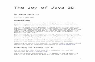 Learn Java 3D
