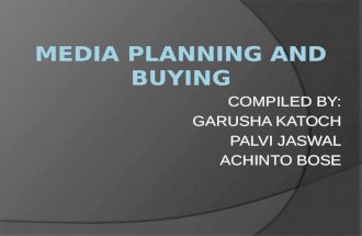 Media planning and buying