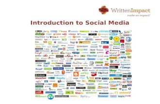 Introduction To  Social  Media