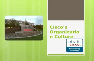 Cisco’s organization culture