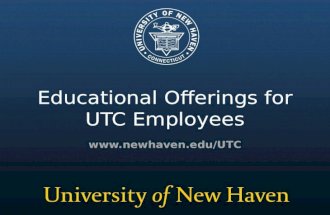 University of New Haven - United Technologies Partnership Presentation