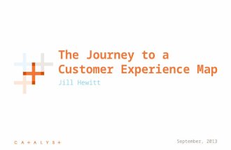 UXSTRAT Journey to a Customer Experience Map