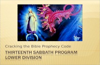 Cracking the Prophecy Code - Key to Understanding the Book of Revelation