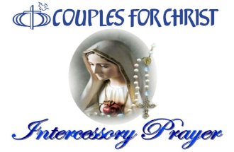 Couples For Christ Intercessory Prayer - Sorrowful Mysteries