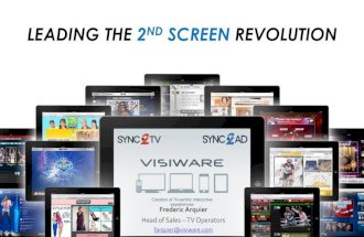 Leading the 2nd screen revolution - nex tv bogota conference