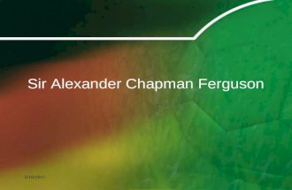 Sir Alexander Chapman Ferguson