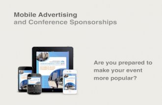 Mobile Advertising & Conference Sponsorships