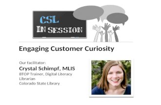 CSL In Session - Engaging Customer Curiosity