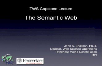 ITWS Capstone (RPI, Fall 2013)