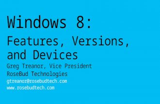Welcome to windows 8