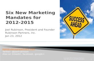 Six new marketing mandates for 2012 2015 v-f