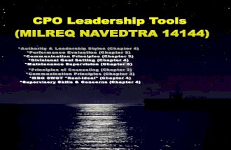 Chiefs-in-Training (CiT) Leadership Tools (NAVEDTRA 14144)
